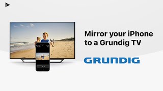 How to Screen Mirror Your iPhone Screen to a Grundig TV without Apple TV [upl. by Schellens]