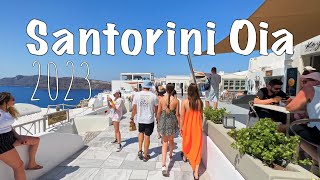 Santorini Greece Oia walking tour 4k 2023 [upl. by Franciskus]