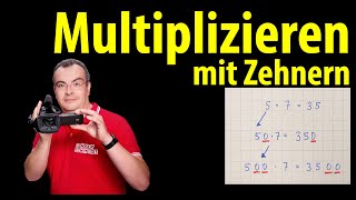 Multiplikation mit Zehnern  so einfach funktioniert das  Lehrerschmidt [upl. by Yecram]