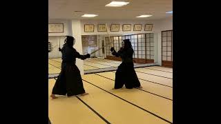 Mugai Ryu Gekken  Kenjutsu  Kendo like sparring training 無外流 撃剣 [upl. by Alonzo641]