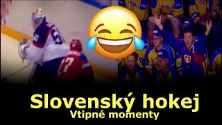 Slovenský hokej  Vtipné momenty [upl. by Adlaremse]