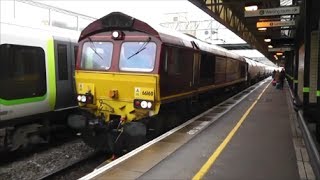 Trains at Milton Keynes Central 091113 [upl. by Ruomyes]