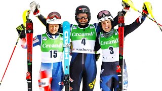 FIS Alpine Ski World Cup  Womens Slalom Run 2  Soldeu AND  2024 [upl. by Knox230]