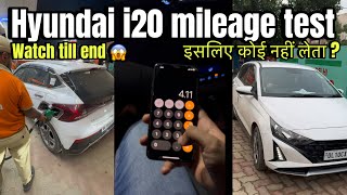 Hyundai i20 mileage test  is this reason no one buys it [upl. by Courtenay821]