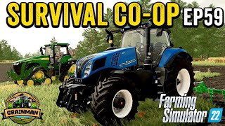 MORE HORSEPOWER HAS JOINED THE FARM 🚜 SURVIVAL CHALLENGE COOP  FS22  EPISODE 59 [upl. by Lauhsoj]