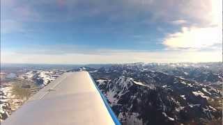 Rundflug von Erbach EDNE ULM in die Alpen [upl. by Ormiston995]