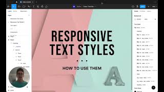 Responsive Text Styles in Figma  How to Use Them [upl. by Jewelle]