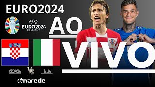 CROÁCIA X ITÁLIA AO VIVO  TRANSMISSÃO AO VIVO  EUROCOPA 2024 3ª RODADA [upl. by Maddock316]