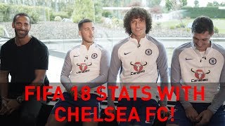 REVEALED  FIFA 18 stats for Chelseas Hazard Luiz amp Christensen [upl. by Rausch]