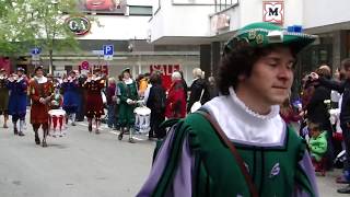 Rutenfest in Ravensburg mit Impressionen aus Fanfarenzügen und Trommlerkorps der Schulen [upl. by Catherine]