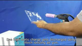 Eltech ionizing air gun  Eltech Engineers mumbai [upl. by Airotcivairam]