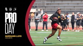 RB MarShawn Lloyd Highlights  USC Pro Day 2024 [upl. by Ansilma]