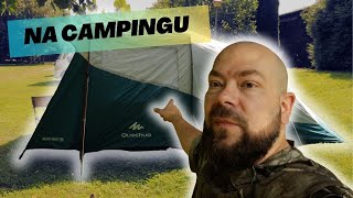 Quechua Arpenaz 52 w praktyce na kempingu Sandomierz [upl. by Rollet]