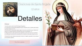 Detalles y promesas de rezar las oraciones Santa Brígida [upl. by Earl]