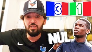 FRANCE VS ITALIE 31 DEBRIEF POGBA T ES NUL [upl. by Eves]