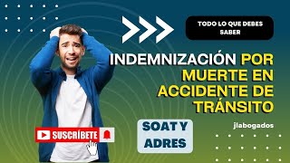 🔴INDEMNIZACIÓN POR MUERTE EN ACCIDENTES DE TRÁNSITO SOAT 2023🔴 [upl. by Anoy]