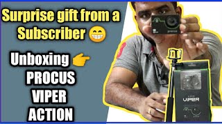 Procus viper 4k action camera unboxing amp Review  I got a gift from My Subscriber [upl. by Asennav320]