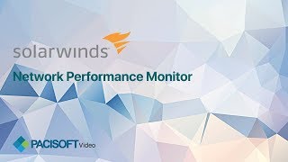 SolarWinds  Network Performance Monitor [upl. by Zebedee887]