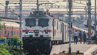 Fastest running Jansadharan Express of Indian Railways at Max permissible speed skipping Sadisopur [upl. by Eceerehs978]