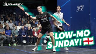 BRUTAL SQUASH 😮‍💨 – Coll and Farag in Slow Motion  4K Slow Mo Sunday 🎥🏴󠁧󠁢󠁥󠁮󠁧󠁿 [upl. by Lidstone207]