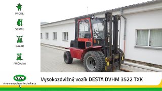 Vysokozdvižný vozík DESTA DVHM 3522 TXK I VIVAmanipulační technika [upl. by Fugazy]