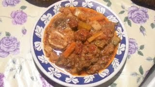 Elaboración de Guiso de Arroz con Carne y Chorizo Receta [upl. by Zilada]