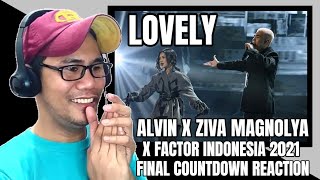 ALVIN X ZIVA MAGNOLYA  LOVELY  X FACTOR INDONESIA 2021 FINAL COUNTDOWN REACTION [upl. by Furmark]