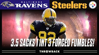 The Game that Made James Harrison Famous Ravens vs Steelers 2007 Week 9 [upl. by Einnal]