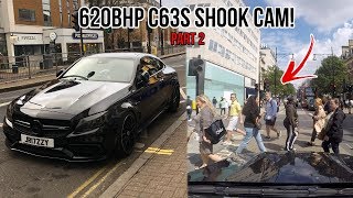 LOUDEST 620 BHP C63s MERCEDES AMG SCARES PEOPLE IN PUBLIC SHOOK CAM [upl. by Lederer]