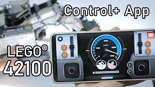 LEGO 42100  LEGO Liebherr R 9800 Excavator  LEGO Technic Control App Review [upl. by Kant]