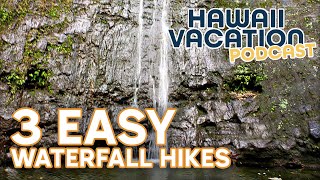 3 Easy Waterfall Hikes on Oahu Hawaii [upl. by Ribble]