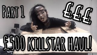 £500 killstar haul Pt 1 homeware amp accessories [upl. by Nikaniki]