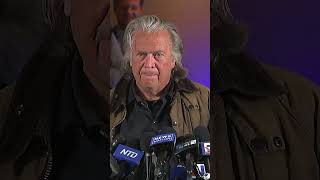 Bannon attacks Harris in first speech after prison release [upl. by Aryt]