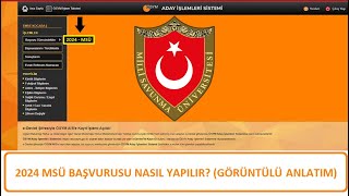 SON DAKİKA 2024 MSÜ BAŞVURUSU NASIL YAPILIR GÖRÜNTÜLÜ ANLATIM MSÜ BAŞVURUSU BAŞLADI [upl. by Iggam240]