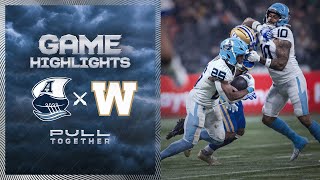 CFL Game Highlights – Grey Cup Toronto Argonauts vs Winnipeg Blue Bombers – November 17th 2024 [upl. by Stiegler]