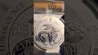 2023 RWANDA  Year of the Rabbit  Lunar Ounce Series  1 Troy Oz  999 Fine Silver [upl. by Ainimreh631]