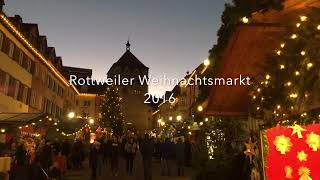 Weihnachtsmarkt Rottweil Retro Version  01122016 [upl. by Gerkman]