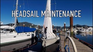 Life is Like Sailing  Headsail Maintenance [upl. by Eiduj]