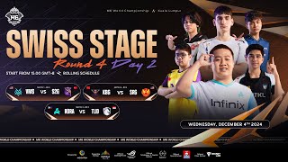 🔴LIVE  MLBB M6 World Championship  Swiss Stage Round 4 Day 2 [upl. by Silvie]