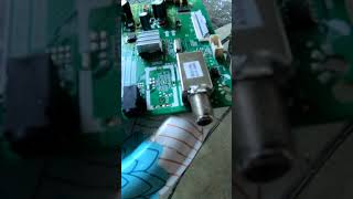 Hitachi TV Repair Coaxial Cable Port Part Two Short [upl. by Harbour]