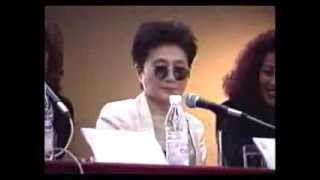 Yoko Ono presenta Ex it en México 1997 [upl. by Bocaj]