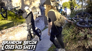 BRANDON BEGIN HAD A MELTDOWNBIKES WERE HARMED [upl. by Maurreen]