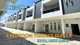 HOUSE FOR SALE IN LEKKI LAGOS NIGERIA 4 Bedroom Terrace Duplex in ikota sales [upl. by Ardnwahs]