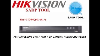 How To Reset Hikvision DVR IDS7204HQHIM1s [upl. by Hepsibah]