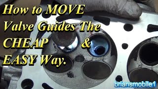 How to MOVE Valve Guides the EASY Way [upl. by Paucker542]