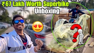 Most Expensive Superbike of Eastern INDIA 🇮🇳 ₹67 Lakh worth Superbike Unboxing 🔥 [upl. by Jaquiss329]