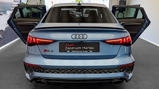 2023 Audi RS3 400hp in Azzurro California Metallic  Sound Interior and Exterior Details [upl. by Warenne]