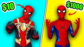 ¡TRAJE DE SPIDERMAN CARO VS BARATO  IVANSPIDEY [upl. by Kahaleel732]