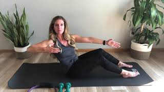 Stott Pilates sculpt home workout 1 30 minutes [upl. by Nnylodnewg]