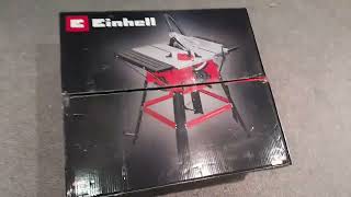 Einhell 2025 2u 2000W 250mm Table Saw 230V unboxing and test [upl. by Tigram307]